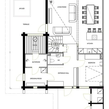 Tieva Levi, Ski-in, Ski-out With Private Hot Tub By Aavalevi Huoneisto *
